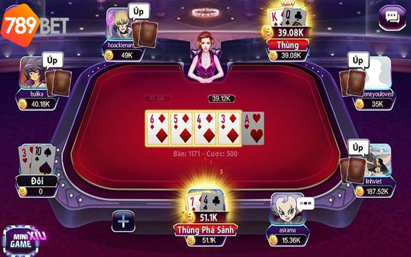 Luật chơi game bài Poker chuẩn tại 789BETb.vip